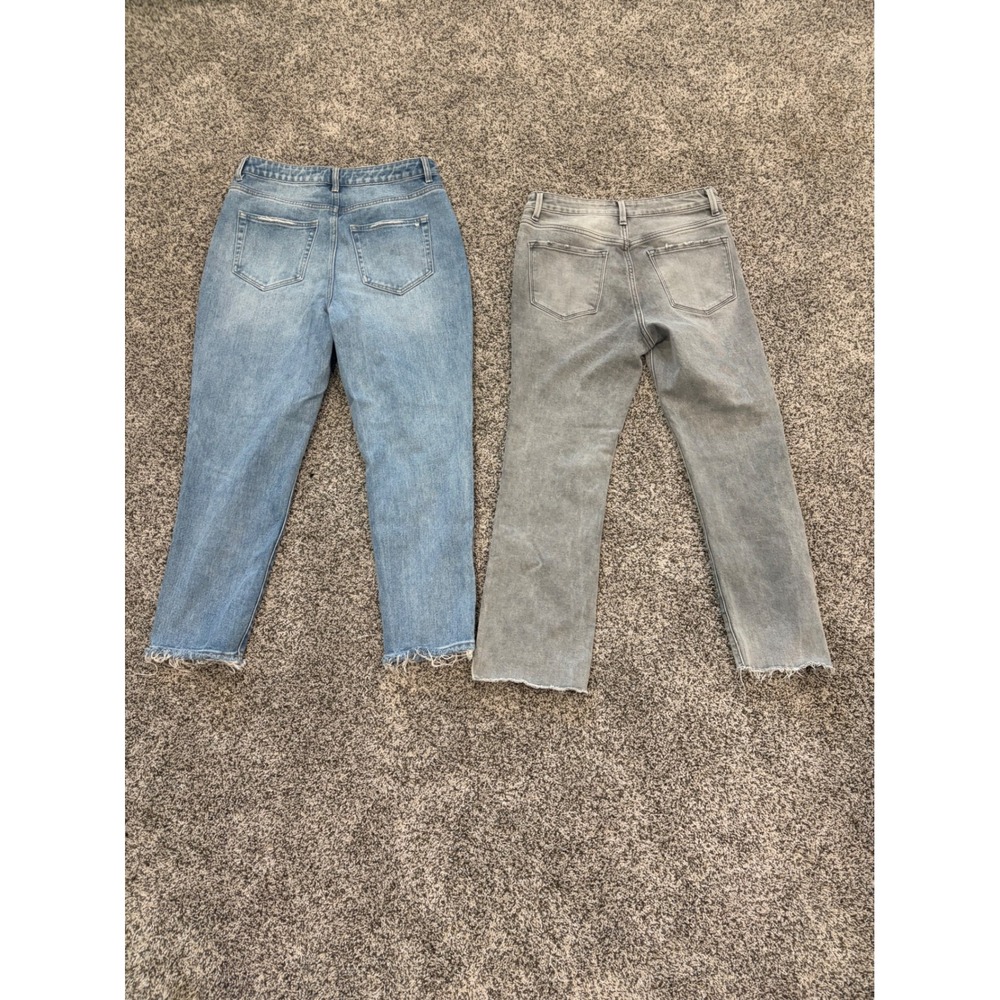 Mica & Vervet Blue Distressed and Black Denim Jeans Bundle of 2 Women's Size 29 - Picture 3 of 9